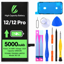 Carica l'immagine nel visualizzatore di Gallery, LL TRADER Batteria per iPhone 12/12 Pro, 5000mAh e Kit di Riparazione