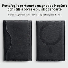 Carica l'immagine nel visualizzatore di Gallery, Portafoglio Magnetico per Telefono in Pelle Elegante Porta Carte di Credito per Smartphone Accessorio Moderno per Uomini