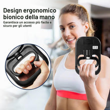 Carica l'immagine nel visualizzatore di Gallery, OSDUE Dinamometro Elettronico a Mano, 264lbs/120 Kg Addebitabile Dinamometro Misuratore, Digitale di Forza di Presa Manu