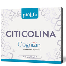 Carica l'immagine nel visualizzatore di Gallery, Citicolina Cognizin 500 mg PiùLife - 60 capsule