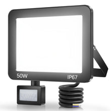Carica l'immagine nel visualizzatore di Gallery, Faretto LED Esterno con Sensore di Movimento 50W 5000LM 1 Pezzi