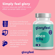 Carica l'immagine nel visualizzatore di Gallery, Zinco Puro Integratore 15mg, Scorta + 1 Anno, 400 Compresse Vegan contro Acne e Brufoli, Antiossidante per Pelle Sana, Z
