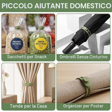 Carica l'immagine nel visualizzatore di Gallery, OFFCUP 30 Organizer per Cavi Dati, Fascette in Silicone Elastiche E Riutilizzabili, Clip per Cavi, Avvolgicavo per Cavo 