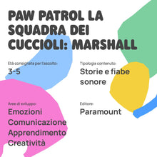 Carica l'immagine nel visualizzatore di Gallery, FABA Personaggio Sonoro – PAW Patrol La squadra dei cuccioli: Marshall