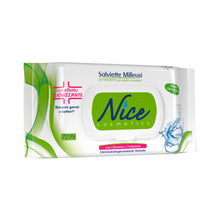Carica l'immagine nel visualizzatore di Gallery, Nice Salviette Milleusi Igienizzanti, Fresche e Idratanti sulla Pelle Con Glicerina e Pantenolo, Confezione da 72 Salvie