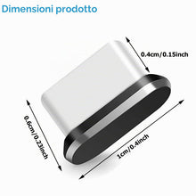 Carica l'immagine nel visualizzatore di Gallery, Tappi Anti-Polvere, 2 Pezzi di Tappi Antipolvere USB C,Tipo C Porta Ricarica, Adatto per la Maggior Parte degli Smartpho