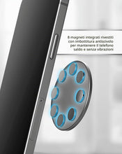 Carica l'immagine nel visualizzatore di Gallery, ENCASED – Supporto adesivo per iPhone compatibile con MagSafe, disco magnetico ultra sottile (0,15") per montaggio sicur