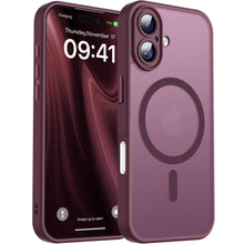 Carica l'immagine nel visualizzatore di Gallery, Cover per iPhone 17 con Pellicola Vetro Temperato, Compatibile con MagSafe, Custodia Antiurto Traslucido Opaco PC Silico