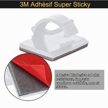 Carica l'immagine nel visualizzatore di Gallery, 50 Pezzi Fermacavi Adesivi, Clip per Cavi da Esterno con Autoadesivi 3M