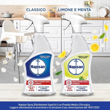 Carica l'immagine nel visualizzatore di Gallery, Napisan Spray Disinfettante Limone 740ml x3