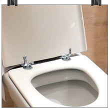 Carica l'immagine nel visualizzatore di Gallery, Cerniera Del Sedile Water Cerniere Wc - Copriwater Accessori Per Coperchio Bagno Di Ricambio In Acciaio Inox Il Fissaggi