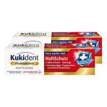 Carica l'immagine nel visualizzatore di Gallery, Kukident Crema adesiva professionale – Protezione adesiva per protesi dentali, tenuta extra forte – Effetto rapido e dur
