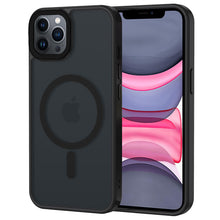 Carica l'immagine nel visualizzatore di Gallery, XTCASE Cover Magnetica per iPhone 11 Pro Traslucida Opaca, Nero