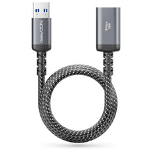 Carica l'immagine nel visualizzatore di Gallery, deleyCON 2m Prolunga USB 5 Gbps (A-Maschio su A-Femmina) - Connettori in Alluminio e Cavo in Nylon - USB 3.0/3.2 Gen1 - 