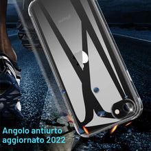 Carica l'immagine nel visualizzatore di Gallery, Cover per iPhone 7/8/SE 2020/2022+[2× Pellicola Protettiva in Vetro Temperato], Custodia in Trasparente Silicone TPU Mor