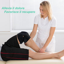 Carica l'immagine nel visualizzatore di Gallery, ABYON Ginocchiera Ortopedica, Regolabile Tutore Ginocchio con Stabilizzatori Laterali Rotulea Supporto Sportiva per Uomo