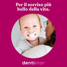Carica l'immagine nel visualizzatore di Gallery, Dentistar Set di 2 massaggiagengive rinfrescanti per bambini dai 3 mesi in su-Ausilio rinfrescante per la dentizione e g