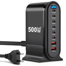 Carica l'immagine nel visualizzatore di Gallery, 500W USB C Charger, Caricatore USB Multiplo 8 Porte