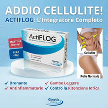 Carica l'immagine nel visualizzatore di Gallery, Integratore Cellulite, Drenante e Gambe Leggere - Azione Bifasica Giorno/Notte – con Diosmina, Centella, Meliloto e Brom