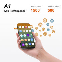Carica l'immagine nel visualizzatore di Gallery, KOOTION Scheda di Memoria 128GB Micro SDXC U3 A1 V30 4K, Fino a 100MB/s, Alta Velocità, Scheda SD Memory Card per Telefo