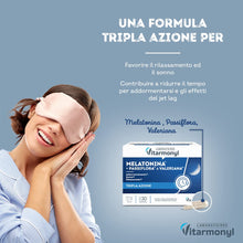 Carica l'immagine nel visualizzatore di Gallery, Vitarmonyl Melatonina - Addormentamento - Sonno e Jet Lag - 30 Capsule