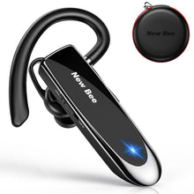 Carica l'immagine nel visualizzatore di Gallery, New Bee Auricolare Bluetooth V5.0, Auricolare Bluetooth Singolo, Nero