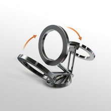 Carica l'immagine nel visualizzatore di Gallery, PORTENTUM Porta Cellulare Auto per Magsafe Pieghevole – Con Fissaggio Magnetico (20x N52) e Rotazione a 360° – Per Crusc