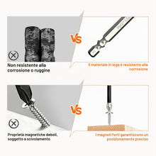 Carica l'immagine nel visualizzatore di Gallery, 9 Pezzi Magnetic Screwdriver Drill Bit Set, K5 Trapano ad Alta Magnetica, Punte Avvitatore Calamitate per Avvitatore Pro