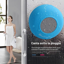 Carica l'immagine nel visualizzatore di Gallery, bluetooth Cassa Altoparlante Impermeabile da Doccia - Wireless Speaker Waterproof Con Microfono Integrato Per Smartphone