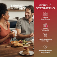 Carica l'immagine nel visualizzatore di Gallery, SiderAL ORO integratore alimentare di Ferro Sucrosomiale® (14 mg), Alto assorbimento e Tollerabilità, NO Glutine - Latto