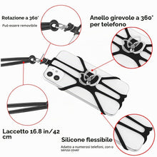 Carica l'immagine nel visualizzatore di Gallery, Kinizuxi 2 Pack Crossbody Phone Lanyard with Adjustable Neck Strap and Mobile Phone Ring Grip, Universal Smartphone Stra