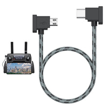 Carica l'immagine nel visualizzatore di Gallery, 15CM Nylon Micro AB su cavo USB C per Mavic Mini,Mini SE,Air/Pro/Zoom,USB C su cavo Micro-USB di telecomando,OTG telecom