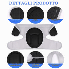 Carica l'immagine nel visualizzatore di Gallery, AOOWU Ginocchiere Lavoro, 1 Paio 20MM Spugna Ginocchiere Protettive, Knee Pads con Cinturini Antiscivolo Resistenti, Reg