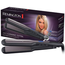 Carica l'immagine nel visualizzatore di Gallery, Remington piastra per capelli, larga, ideale capelli lunghi e folti, blocco temperatura, display digitale, 150-230°C, pi
