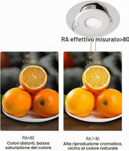 Carica l'immagine nel visualizzatore di Gallery, Sweier 5W IP65 Impermeabile LED da Incasso a Downlight, 230V Bianco Caldo 3000K 430LM, Adatto per Faretti da Bagno e Cuc