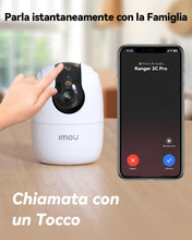 Carica l'immagine nel visualizzatore di Gallery, Imou 2K Telecamera WiFi Interno con One-Touch Chiamata, Telecamera Interna