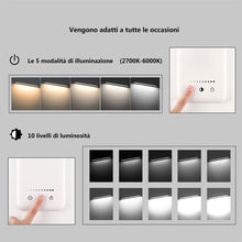 Carica l'immagine nel visualizzatore di Gallery, oxylops Lampada da Scrivania LED Protezione Degli Occhi, lampada Touch Control Pieghevole per cameretta,ufficio, con por