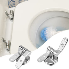 Carica l'immagine nel visualizzatore di Gallery, Cerniere per WC di ricambio per WC con bulloni e dadi, 1 paio