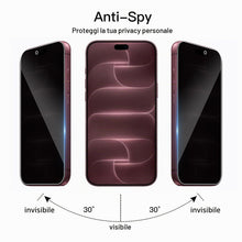 Carica l'immagine nel visualizzatore di Gallery, Privacy Vetro Temperato per iPhone 18 Pro Max + Pellicola Fotocamera