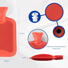 Carica l'immagine nel visualizzatore di Gallery, Mobiclinic, Borsa acqua calda, Boule, Marchio europeo, Con fodera trama scozzese, Marcatura ce, Flessibile, Morbida in c
