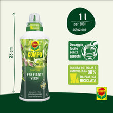 Carica l'immagine nel visualizzatore di Gallery, COMPO Concime Liquido Per Piante Verdi, Per piante da Appartmento, 1L