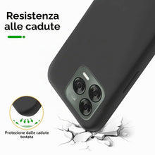 Carica l'immagine nel visualizzatore di Gallery, 4 in 1 Cover per ZTE Blade V70 Vita/Nubia V70 Design (6.7") Nero