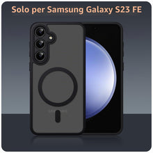 Carica l'immagine nel visualizzatore di Gallery, Pnakqil Magnetica Cover per Samsung Galaxy S23 FE Compatibile con MagSafe con 2 Vetro Temperato,Custodia Traslucida Opac