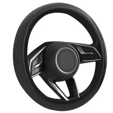 Carica l'immagine nel visualizzatore di Gallery, flintronic Coprivolante Auto, Coprivolante Auto in PVC Pelle, Traspirante e Antiscivolo, Universale 36-38 cm, Accessori 