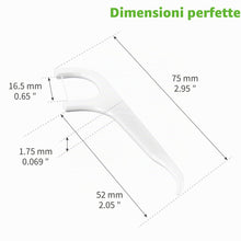 Carica l'immagine nel visualizzatore di Gallery, 200 Archetti Filo Interdentale Forcella, triplo pulito, facile e semplice da usare, funziona senza intoppi su denti stre