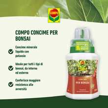 Carica l'immagine nel visualizzatore di Gallery, COMPO Concime Liquido per Bonsai, Per bonsai da interno e da esterno, Con tappo graduato, 250 ml