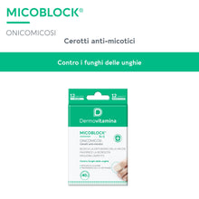 Carica l'immagine nel visualizzatore di Gallery, Dermovitamina - Micoblock Onicomicosi Cerotti - Confezione da 12 Patch