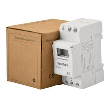 Carica l'immagine nel visualizzatore di Gallery, Heschen THC15A - Temporizzatore digitale elettronico Digital Power LCD programmabile settimanalmente CA 220 – 240 V 16 a