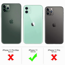 Carica l'immagine nel visualizzatore di Gallery, Gnews Cover per iPhone 11, Custodia per iPhone 11 Transparent 360° Full Body Protezione Silicone TPU Premium Resistente 