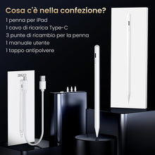 Carica l'immagine nel visualizzatore di Gallery, BAZO Penna Compatibile con iPad 2018-2025, Penna per iPad Palm Rejection, Ricarica Rapida, Sensibilità All'inclinazione,